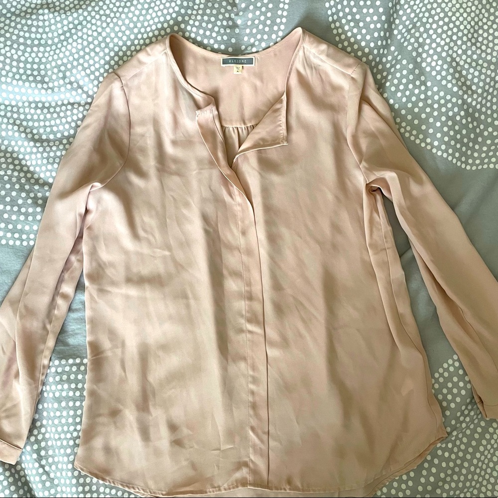 Blush blouse
